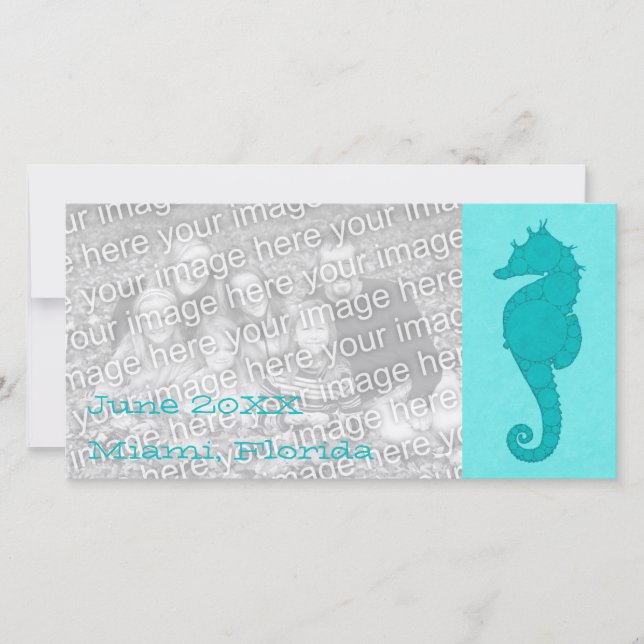 Aqua Seahorse Mosaic 2 (Devant)