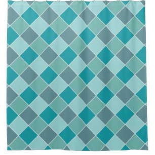 Aqua Tile Motif rideau de douche