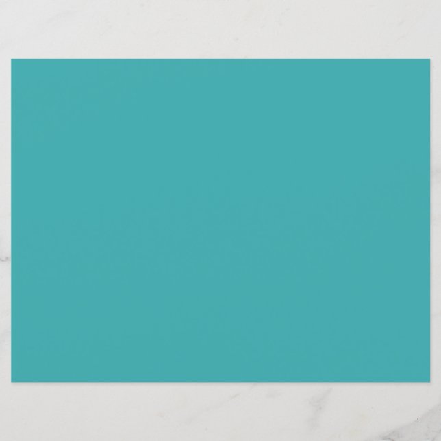 Aqua tropical / Turquoise couleur solide SW 6767 (Devant)