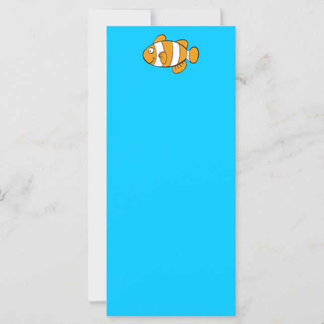 Aqua vierge et poisson de dessin animé mignon (Devant)