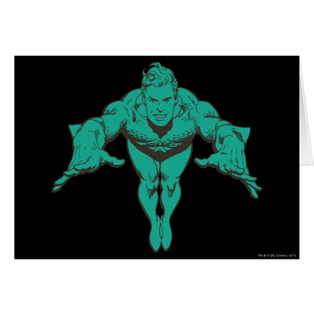 Aquaman Déjeuner en avant - Turquoise (Devant horizontal)