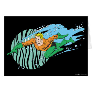 Aquaman saute à gauche