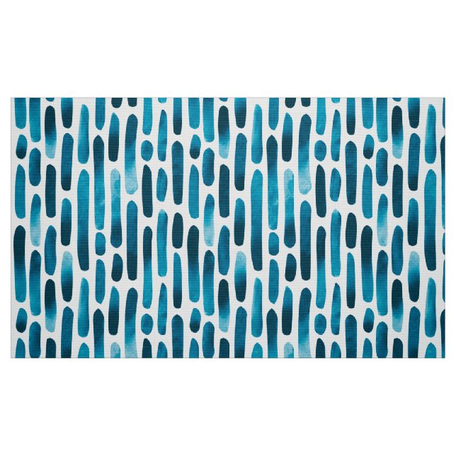 Aquarelle 091121 - Tissu bleu cyan (Fat Quarter)