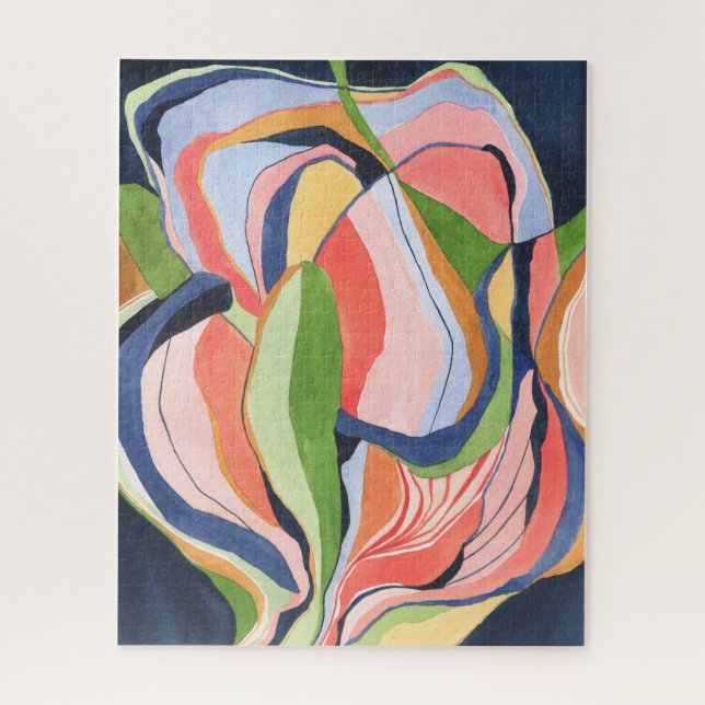 Aquarelle Abstraite colorée Art Jigsaw Puzzle (Vertical)