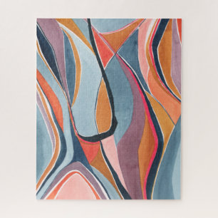 Aquarelle Abstraite colorée Art Jigsaw Puzzle