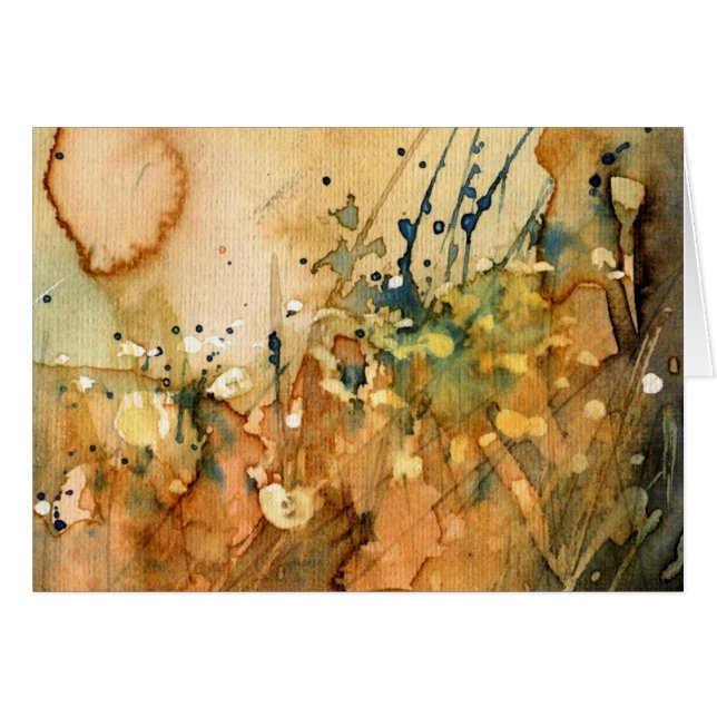 Aquarelle abstraite et vieil arrière - plan (Devant horizontal)