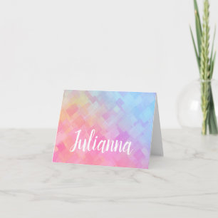 Aquarelle Abstraite Retro Pink Pastel Personnalisé