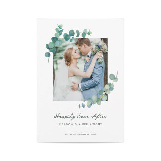 Aquarelle Adélaïde Verdure Faire-part Mariage