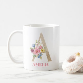 Aquarelle Alphabet Mug