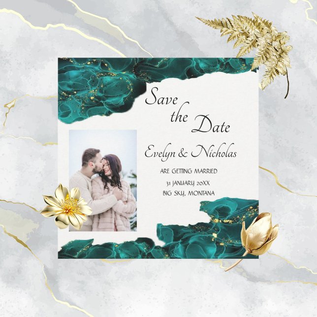 Aquarelle Anastasia Mariage Enregistrer la date (Créateur téléchargé)