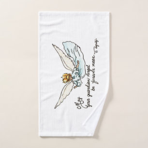 Aquarelle Angel gracieusement près de vous et vous
