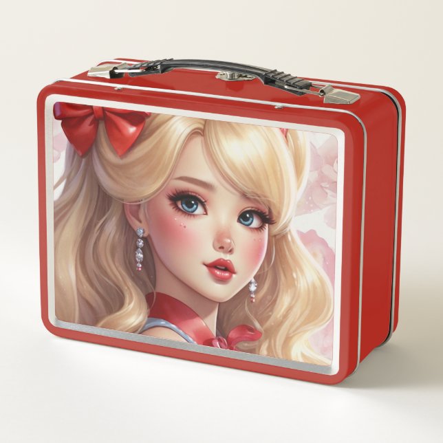 Aquarelle anime métal Lunchbox (Dos)