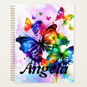 Aquarelle Arc-en-ciel Boutique papillons