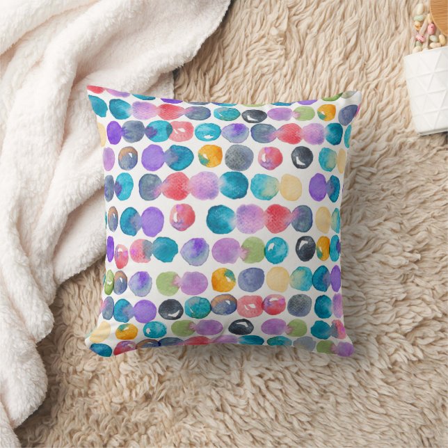 Aquarelle artistique Coussin à lancer (Couverture)