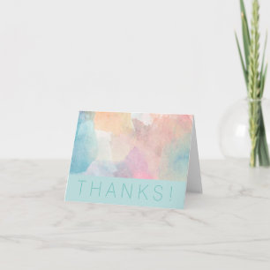 Aquarelle assez simple Carte de remerciements 2