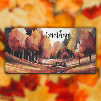 Aquarelle automne élégant