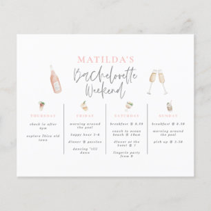 Aquarelle Bachelorette week-end