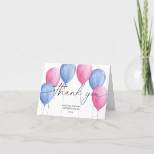 Aquarelle Balloons Merci sexe révéler