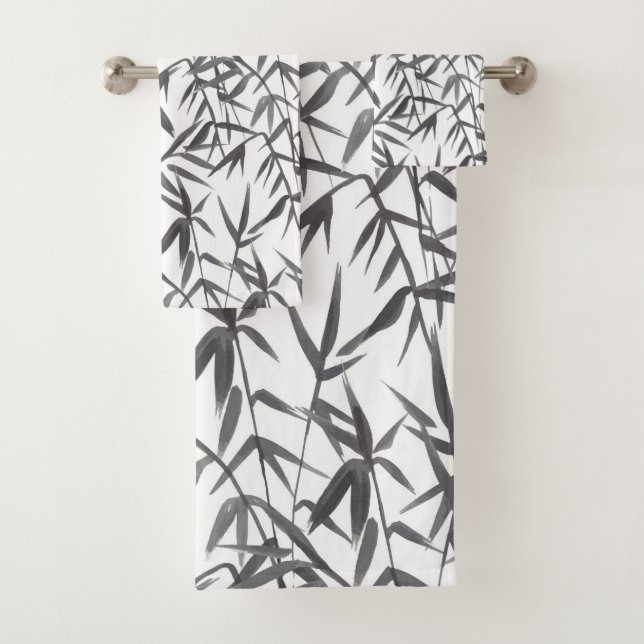 Aquarelle Bambou Japonais (En situation)