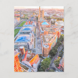 Aquarelle Berlin. Cartes de Potsdamer Platz
