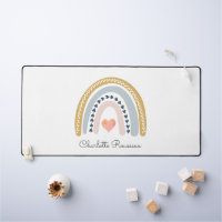 Aquarelle Boho personnalisée Arc-en-ciel
