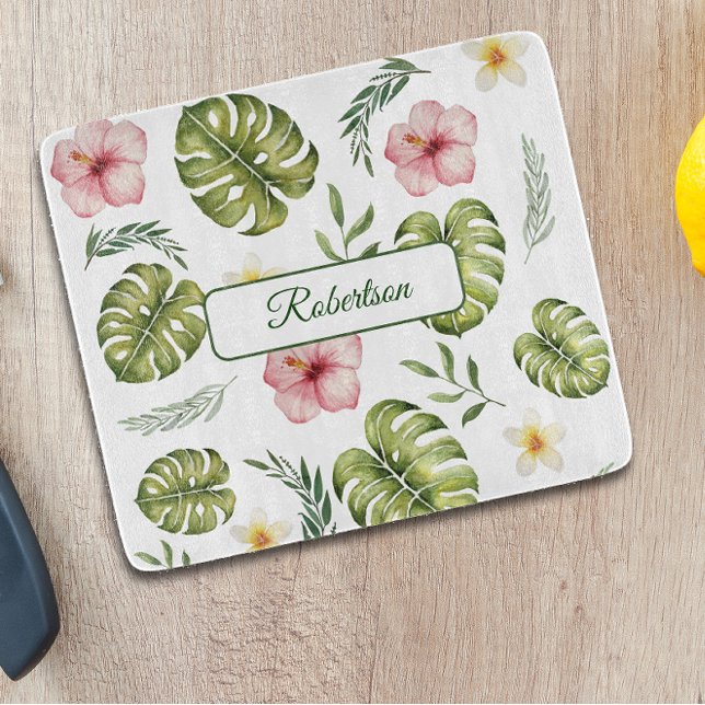 Aquarelle botanique avec planche à découper (Créateur téléchargé)