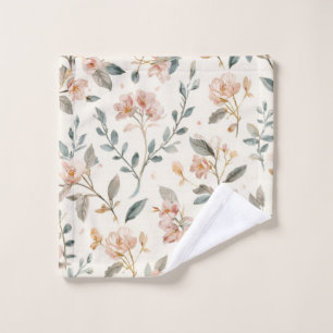 Aquarelle botanique florale feuilles beige peint