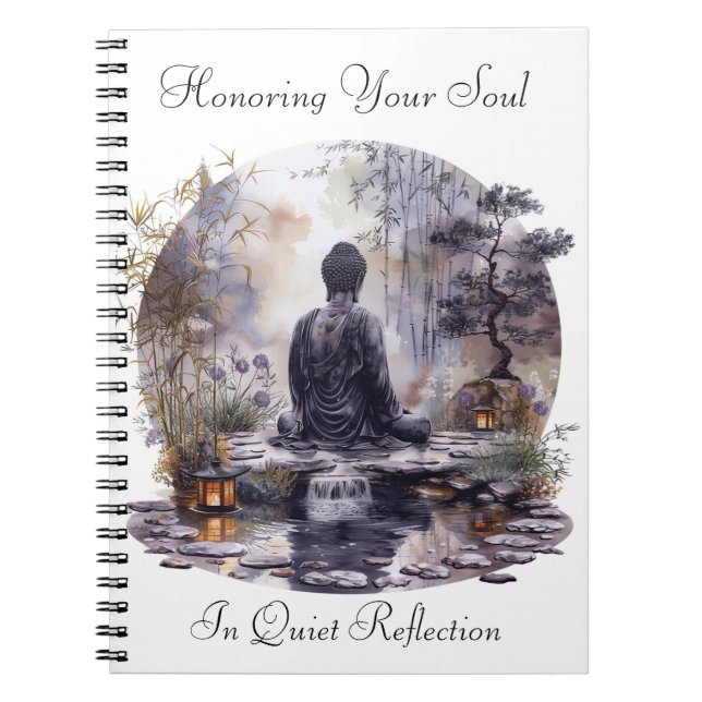 Aquarelle Bouddha Honor Spiral Carnet photo (Devant)