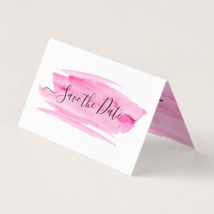 Aquarelle Brosse photo Enregistrer la carte de dat