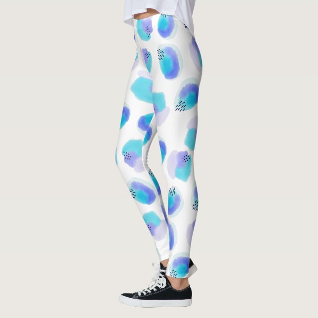 Aquarelle Brosses Leggings (Gauche)