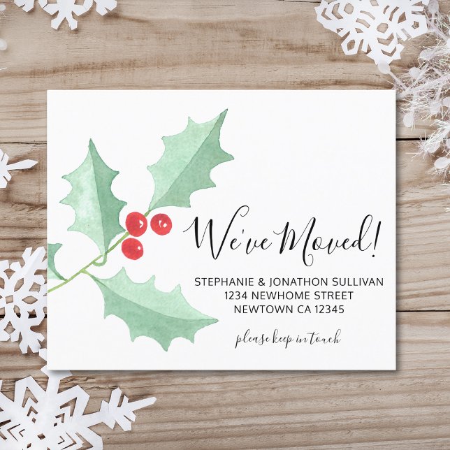 Aquarelle budgétaire Holly Nous avons Déplacé la c (Créateur téléchargé)