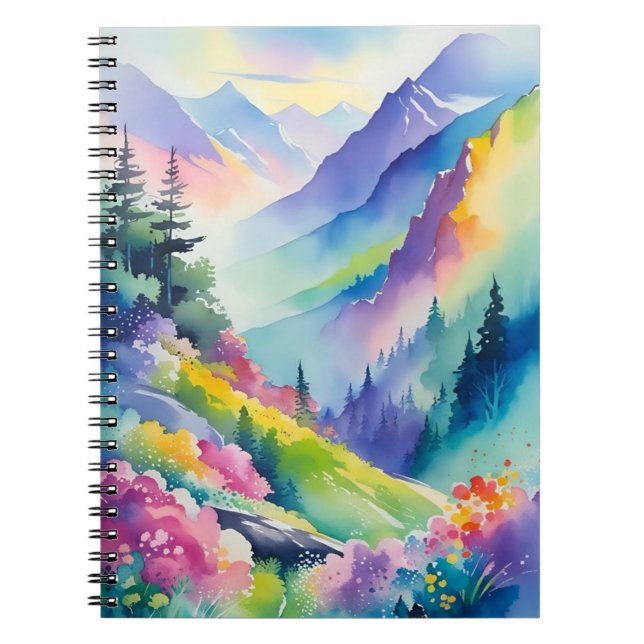 aquarelle carnet de montagne (Devant)