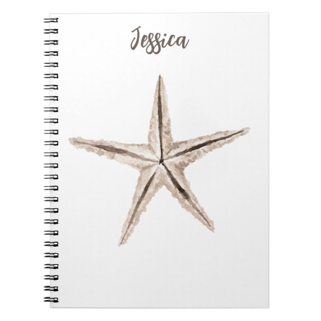 Aquarelle Carnet Starfish (Devant)