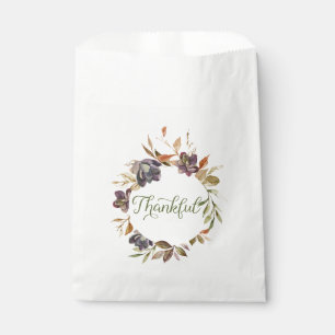 Aquarelle Chute Foliage Succulent Faveur Sacs