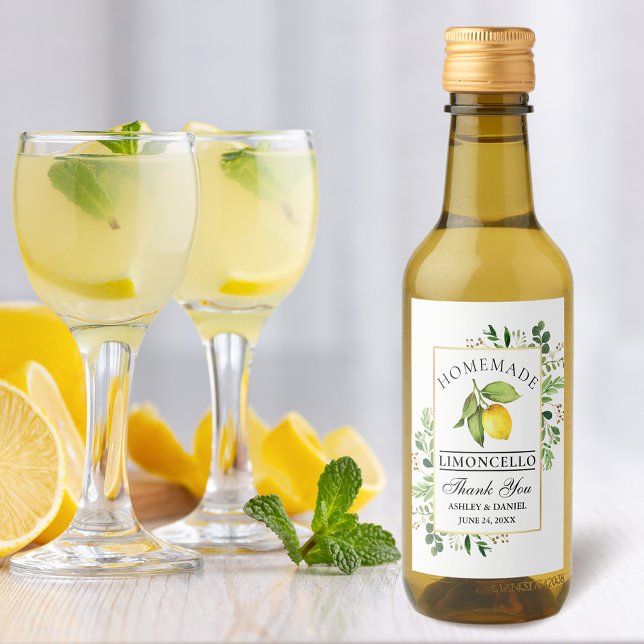 Aquarelle Citron or Limoncello Petit Étiquette (Customize to change text size, color or text style.)
