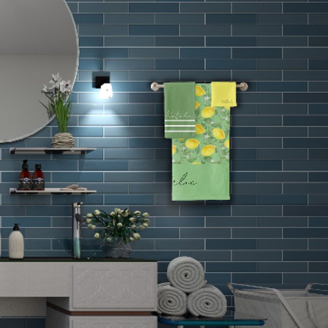 Aquarelle citron vert nom motif (Créateur téléchargé)