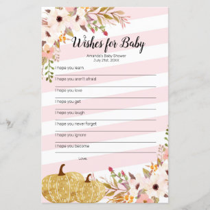 Aquarelle citrouille Wives for Baby Game