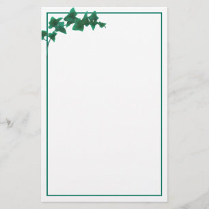 Aquarelle classique Vert Anglais Lierre Papeterie