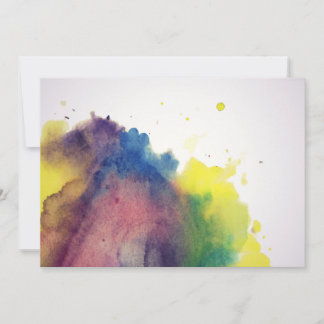 Aquarelle colorée