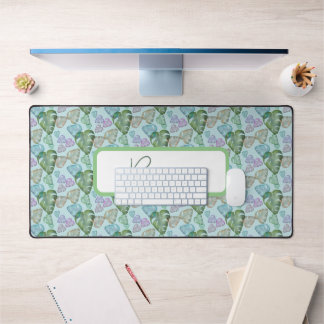 Aquarelle colorée Monstera Deliciosa Feuilles