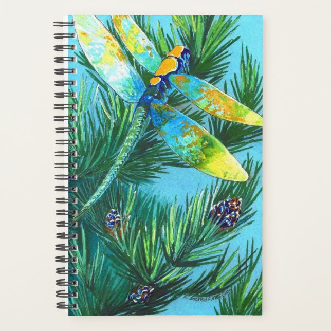 Aquarelle Conçu Dragonfly Personnalisable (Devant)