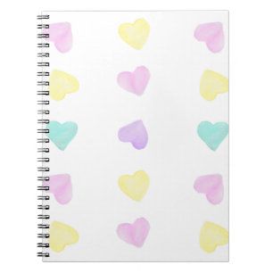 Aquarelle Convo Heartz Grand Carnet Motif