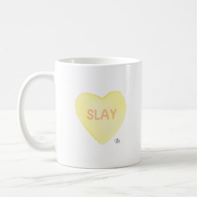 Aquarelle Convo Heartz Slay Mug (Gauche)