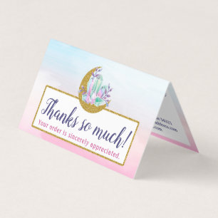 Aquarelle Crystals & Gold Moon Boutique Merci