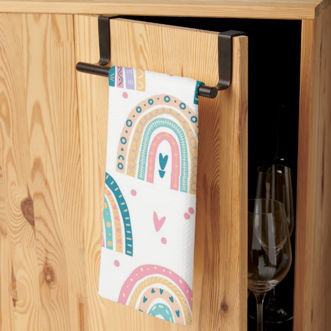 Aquarelle Cuisine Serviette à main (Pliage en tiers)