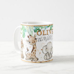 Aquarelle Cute Safari Animaux Mug
