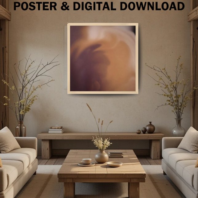 Aquarelle dans les tons Brown pour affiche de déco (Créateur téléchargé)