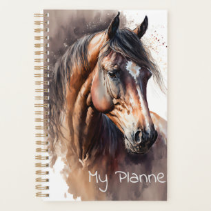 Aquarelle Dark Bay Horse Daily