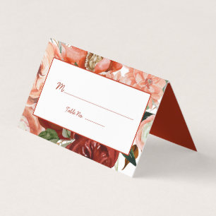 Aquarelle d'automne Boho Floral