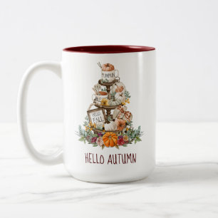 Aquarelle d'automne Citrouilles Latte Mug